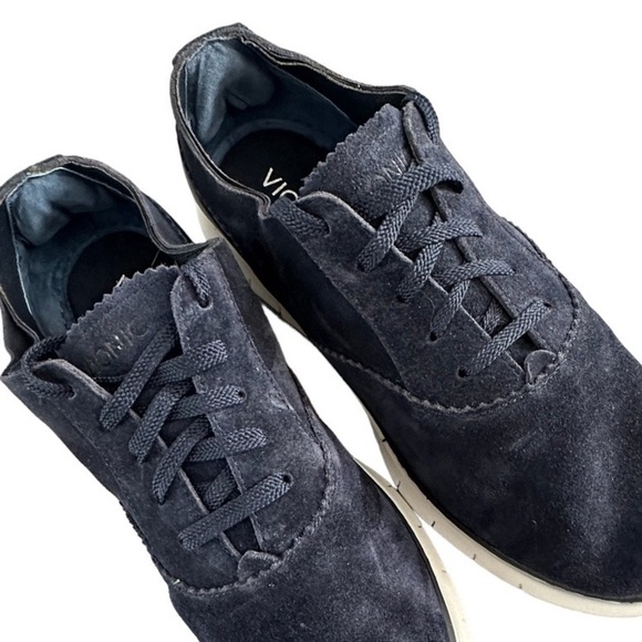 Vionic 355 Taylor  Navy Suede Lace Up  Casual Size 10 - Picture 4 of 8